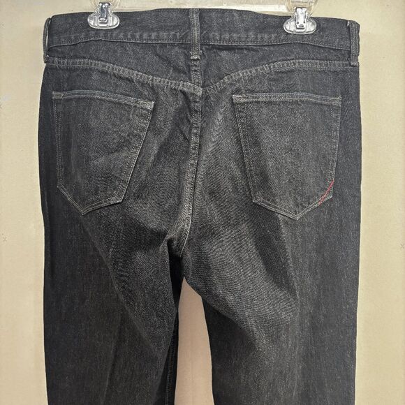 Banana Republic Jeans Mens 34x34 Vintage Straight 5-Pocket Cotton Denim Black - Picture 1 of 10
